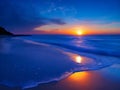 Beautiful Summer With Blue Beaches and Sunsets