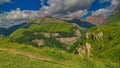 beautiful summer in caucassus mountain nature Royalty Free Stock Photo