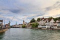 Zurich limmat afternoon Royalty Free Stock Photo