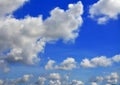 beautiful summer cloud with blue sky