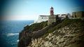 Cabo de Sao Vincente near Sagres, Portugal Royalty Free Stock Photo