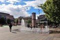 Summer day on Stortorget in GÃÂ¤vle Royalty Free Stock Photo