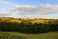 Beautiful summer evening in France countryside. Royalty Free Stock Photo