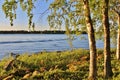 A beautiful summer evening in LuleÃÂ¥ Royalty Free Stock Photo