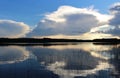 Beautiful summer evening in Norrbotten