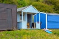 Beautiful Summer houses on Scottish beach