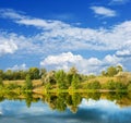 Beautiful summer lake Royalty Free Stock Photo