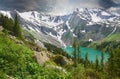 Beautiful summer landscape, Altai mountains Russia. Royalty Free Stock Photo