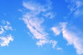 Beautiful summer landscape, blue sky with clouds, concept of transcendence, infinity, height, the kingdom of God, banner