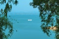 Beautiful Summer Landscape Kaptai Lake in Rangamati Bangladesh Royalty Free Stock Photo
