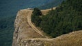 Beautiful summer landscape with path in the Crimean mountains