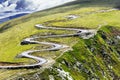 Beautiful summer landscape with Transalpina road