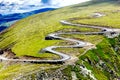 Beautiful summer landscape with Transalpina road Royalty Free Stock Photo