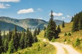 Landscapes of Rodna Mountains in eastern carpathians, romania Royalty Free Stock Photo