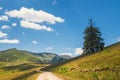 Landscapes of Rodna Mountains in eastern carpathians, romania Royalty Free Stock Photo