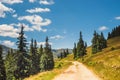 Landscapes of Rodna Mountains in eastern carpathians, romania Royalty Free Stock Photo