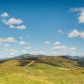 Landscapes of Rodna Mountains in eastern carpathians, romania Royalty Free Stock Photo