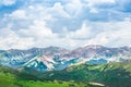 Beautiful summer mountain landscape in Colorado. Royalty Free Stock Photo