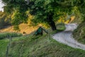 Beautiful summer mountain rural landscape Royalty Free Stock Photo