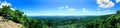 Beautiful summer panoramic views of Appalachian trail