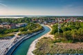 Beautiful summer scenery at Baltic Sea in Rowy, Poland