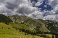 Beautiful summer scenery in the Transylvanian Alps