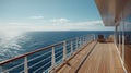 Seaview from cruise ship by Generative AI