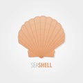 Beautiful summer seashell vector design