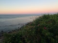 Sunset on Marginal Way in Ogunquit, Maine Royalty Free Stock Photo