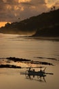 Sunset Over Legoe Bay on Lummi Island, Washington. Royalty Free Stock Photo