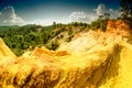 Beautiful summer view of Colorado Provencal - Provence, France Royalty Free Stock Photo