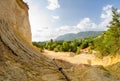 Beautiful summer view of Colorado Provencal - Provence, France Royalty Free Stock Photo