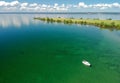 Beautiful summer view over Vattern lake