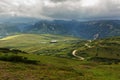 Beautiful summer view of Viluchinsky pass Royalty Free Stock Photo