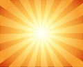 Beautiful Sun with Rays Television Vintage Background Royalty Free Stock Photo