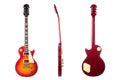 Beautiful sunburst electric guitar front/back/side