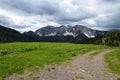 A beautiful Sunday hiking cima di lanza Royalty Free Stock Photo