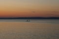 Beautiful sundown at Lake Balaton