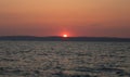 Beautiful sundown at Lake Balaton