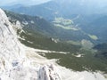 Autumn hiking and mountaineeting in brandenburger alpen in austria