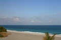 Beautiful sunny coast landscape of the Hualien County