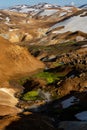 A beautiful sunny day in the Hveradalir geothermal area.