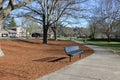 Bench at Lockwood Park on Dalton, GA.