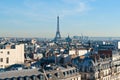 Beautiful sunny day in Paris Royalty Free Stock Photo