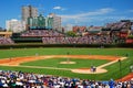 Wrigley Field, on a beautiful sunny day Royalty Free Stock Photo