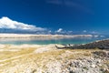 Beautiful sunny landscape of Island of Pag, Croatia