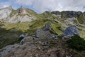 5 gipfel ferrata with RoÃÅ¸kopf peak in Rofan Alps, The Brandenberg Alps, Austria, Europe