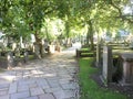 Beautiful Sunny Scottish Graveyard Royalty Free Stock Photo