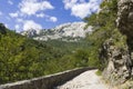 Beautiful sunny summer day in Paklenica National Park Croatia Royalty Free Stock Photo