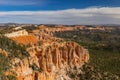 Beautiful sunny view of the Rainbow point of Bryce Canyon National Park Royalty Free Stock Photo